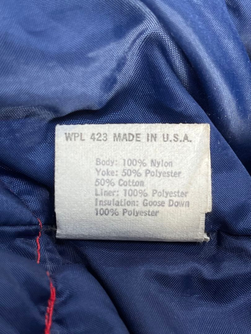 70sスキーリーバイスダウンベスト木村拓哉着用古着ビンテージSKILEVI'S