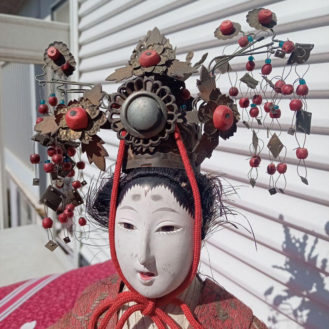 アンティーク １００年　古今雛 明治〜大正期　親王飾り時代大型お雛様