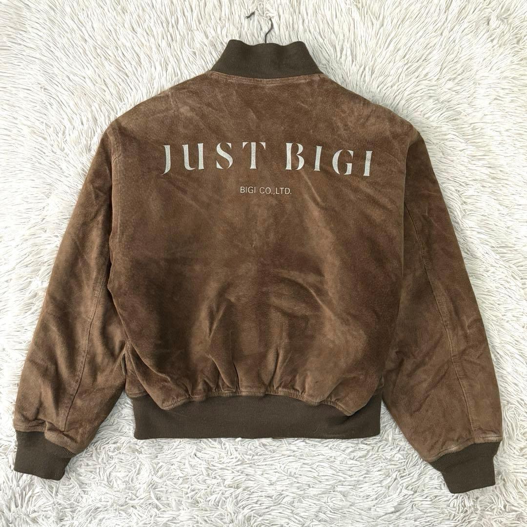 JUST BIGI　本革スエードブルゾン M