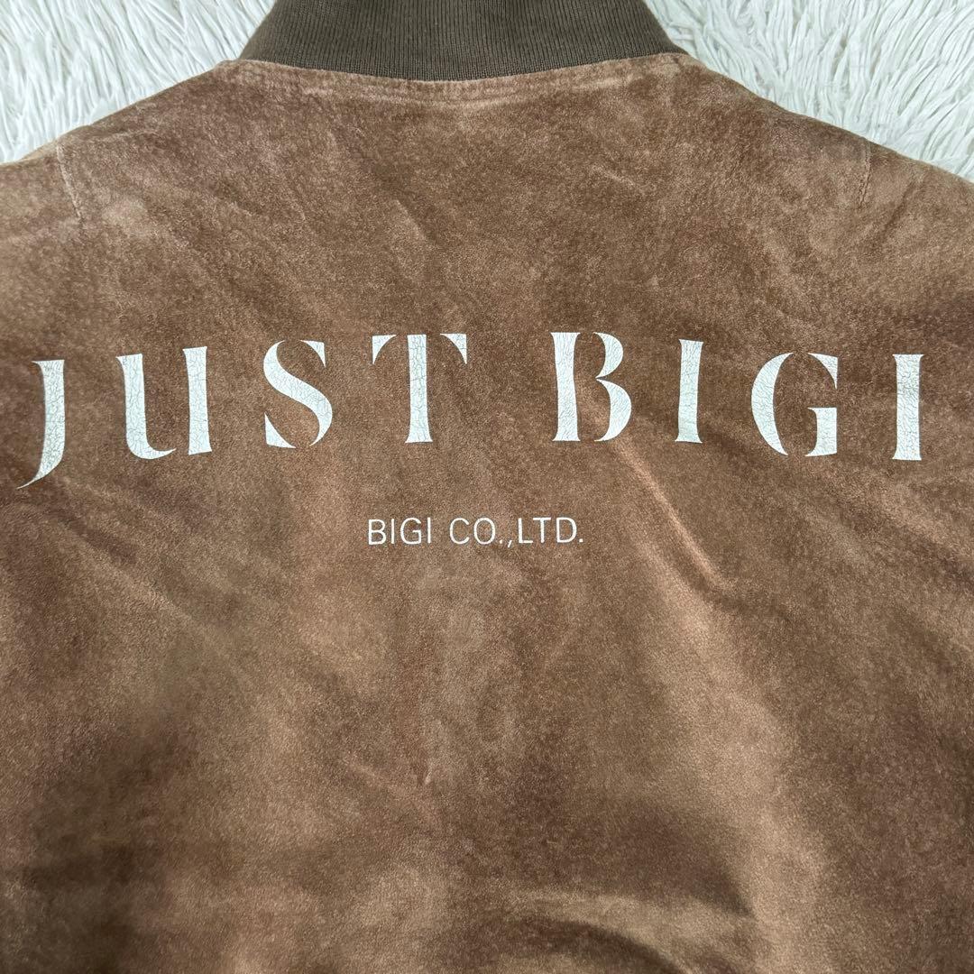 JUST BIGI　本革スエードブルゾン M