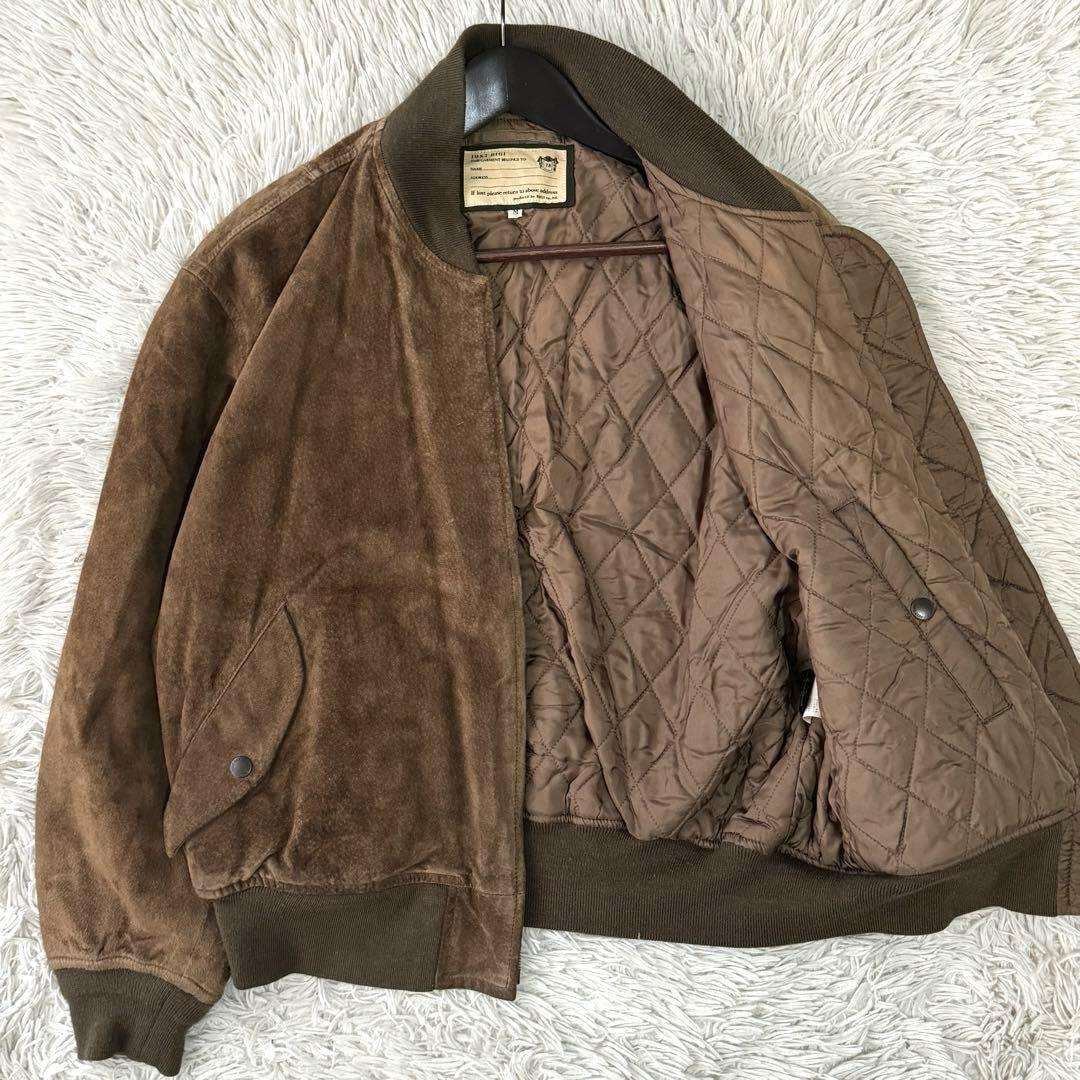 JUST BIGI　本革スエードブルゾン M