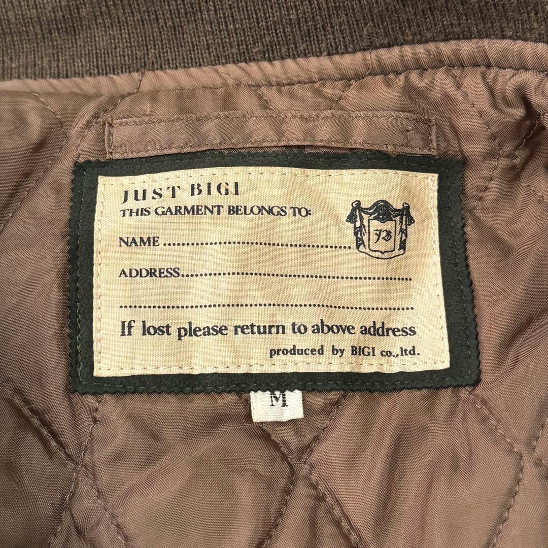 JUST BIGI　本革スエードブルゾン M