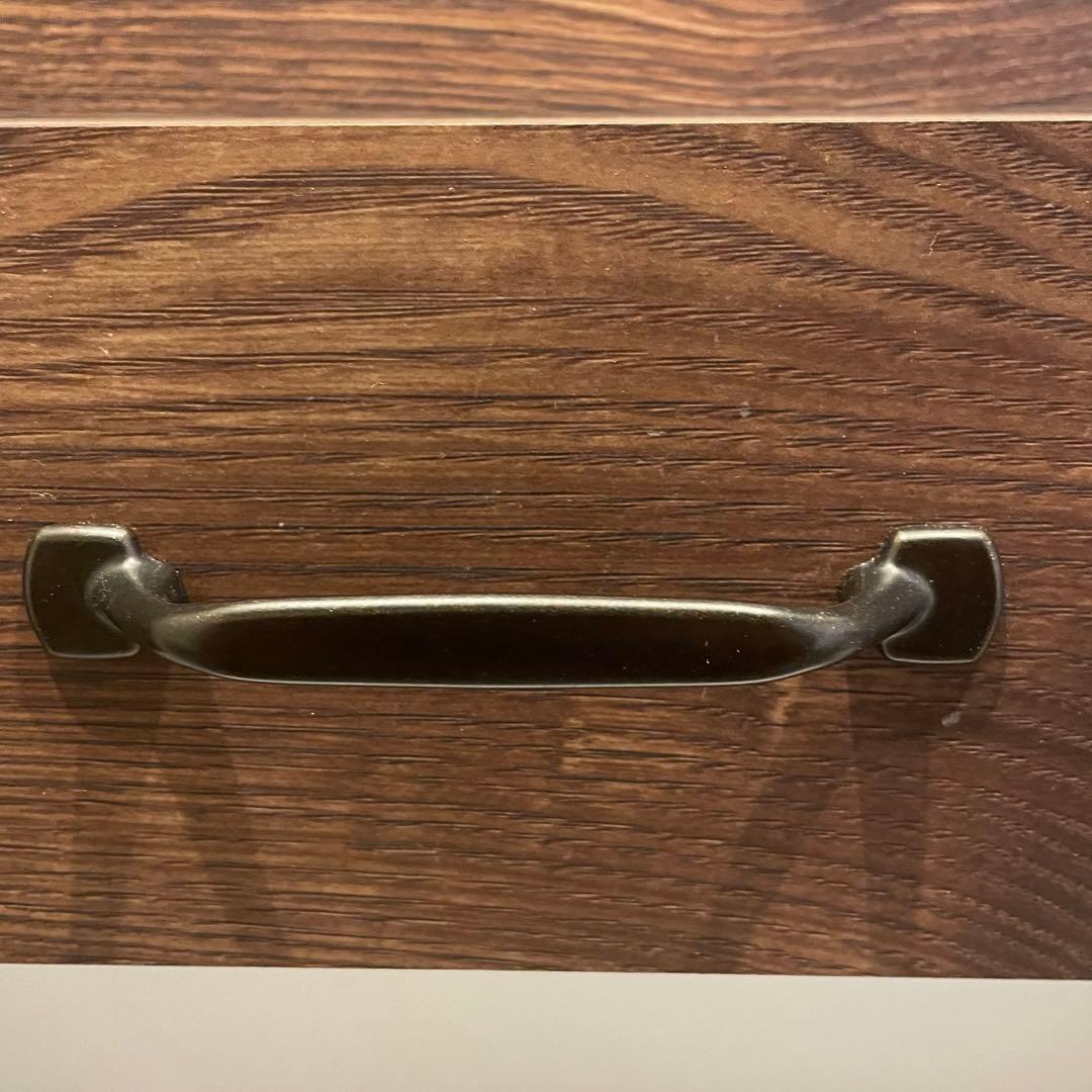 【✴︎最終値下げ】 LOWYA 食器棚 アンティーク調ゴミ箱収納タイプ