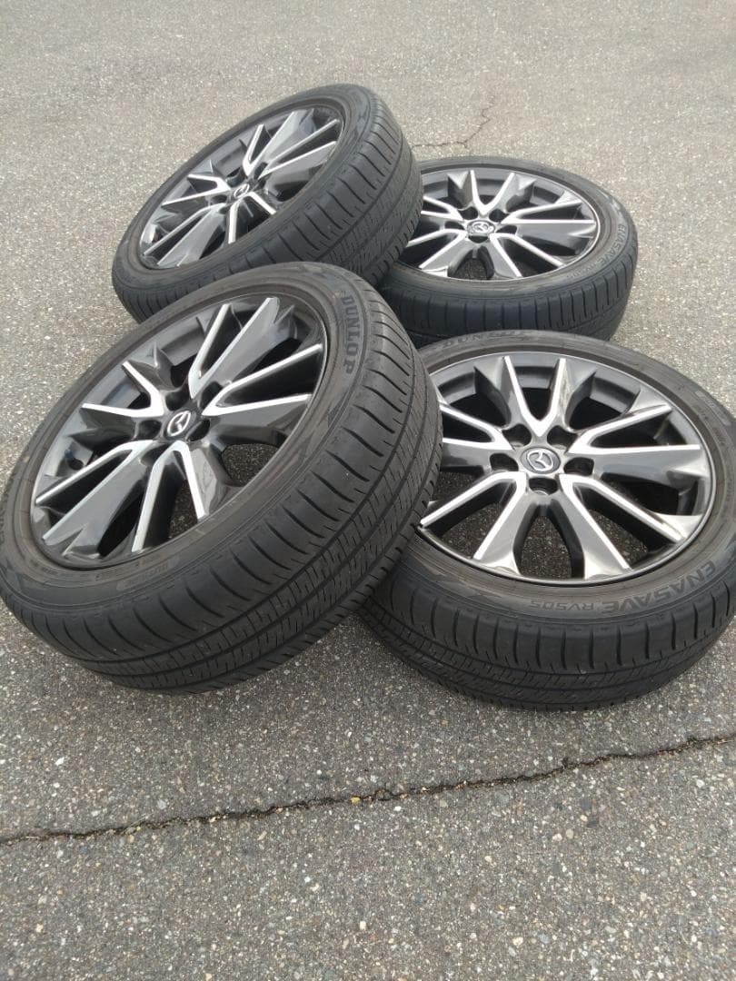 【マツダ CX-3 純正 18インチ ホイール4本＋タイヤ付】215/50R18