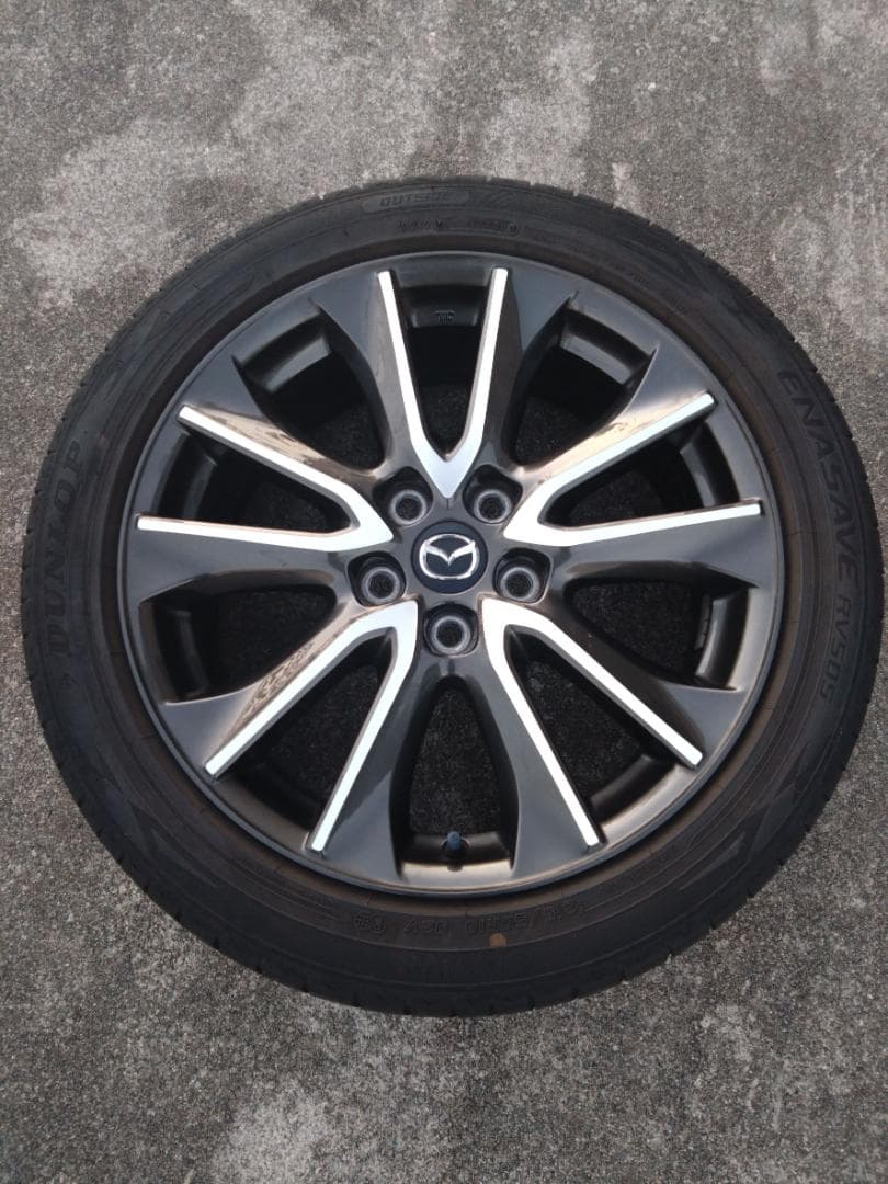【マツダ CX-3 純正 18インチ ホイール4本＋タイヤ付】215/50R18