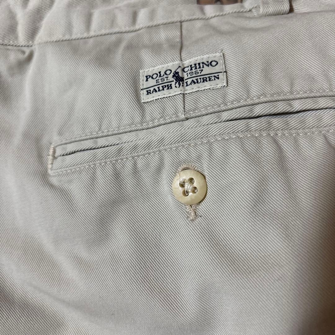 極上90s USA製 POLO Ralph Lauren ポロチノ W33L30