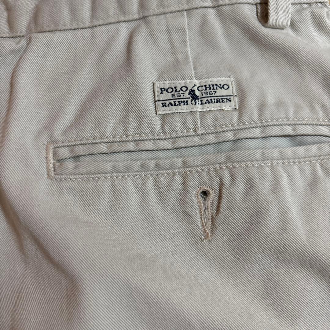 極上90s USA製 POLO Ralph Lauren ポロチノ W33L30