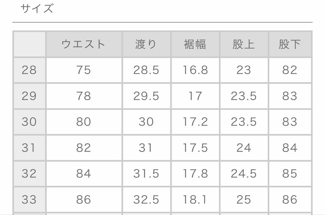 INCOTEX白 スラックス　size 32