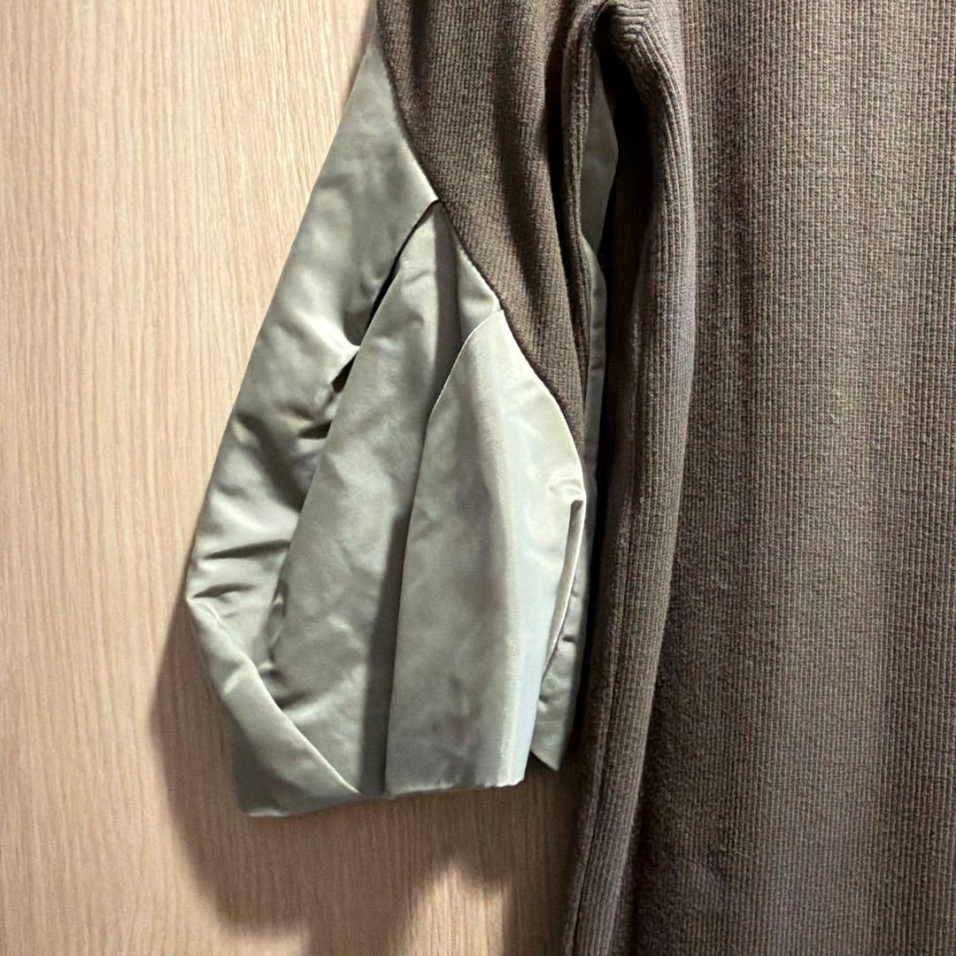 sacai Nylon Twill Mix Dressロングワンピース