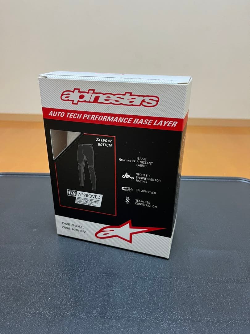 alpinestarsZX BOTTOM EVO V2ホワイトグレーM/Lサイズ