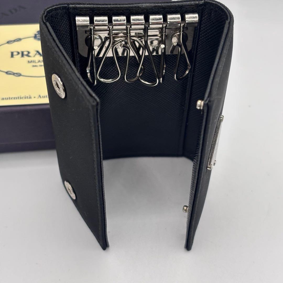 【M222】PRADA☆TESSUTO 6連キーケース 未使用