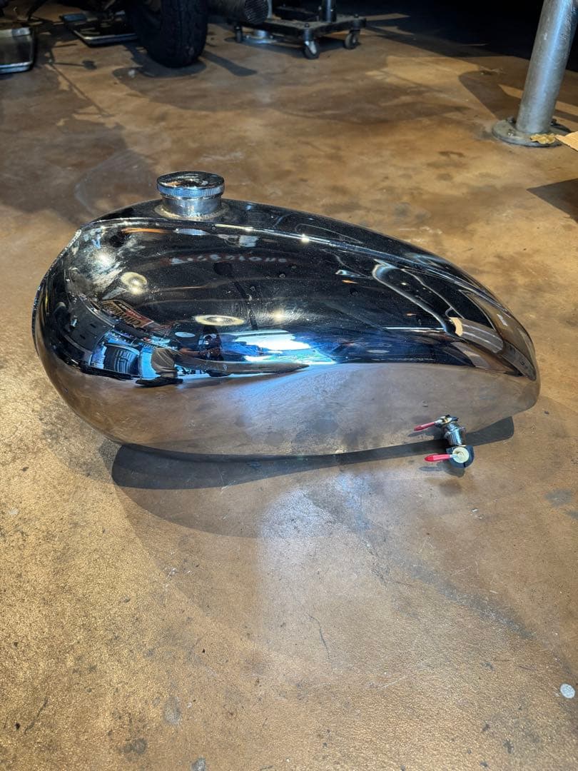 SR400 SR500メッキタンク ガソリンキャップ付き