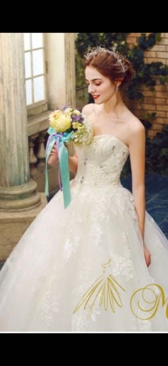 ウェディングドレス　安くしました。