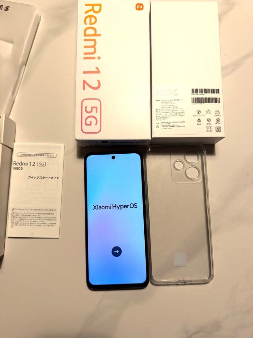 Xiaomi Redmi12 128GB ミッドナイトブラック