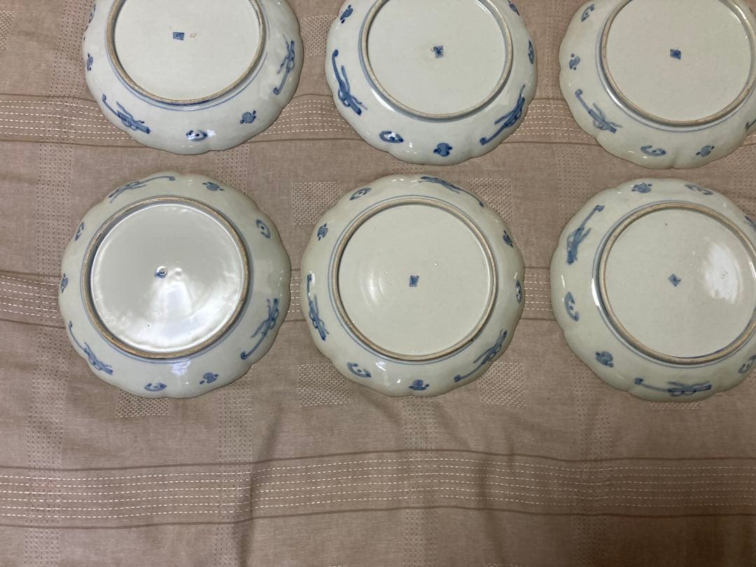 伊万里焼皿　直径約24センチ　11枚