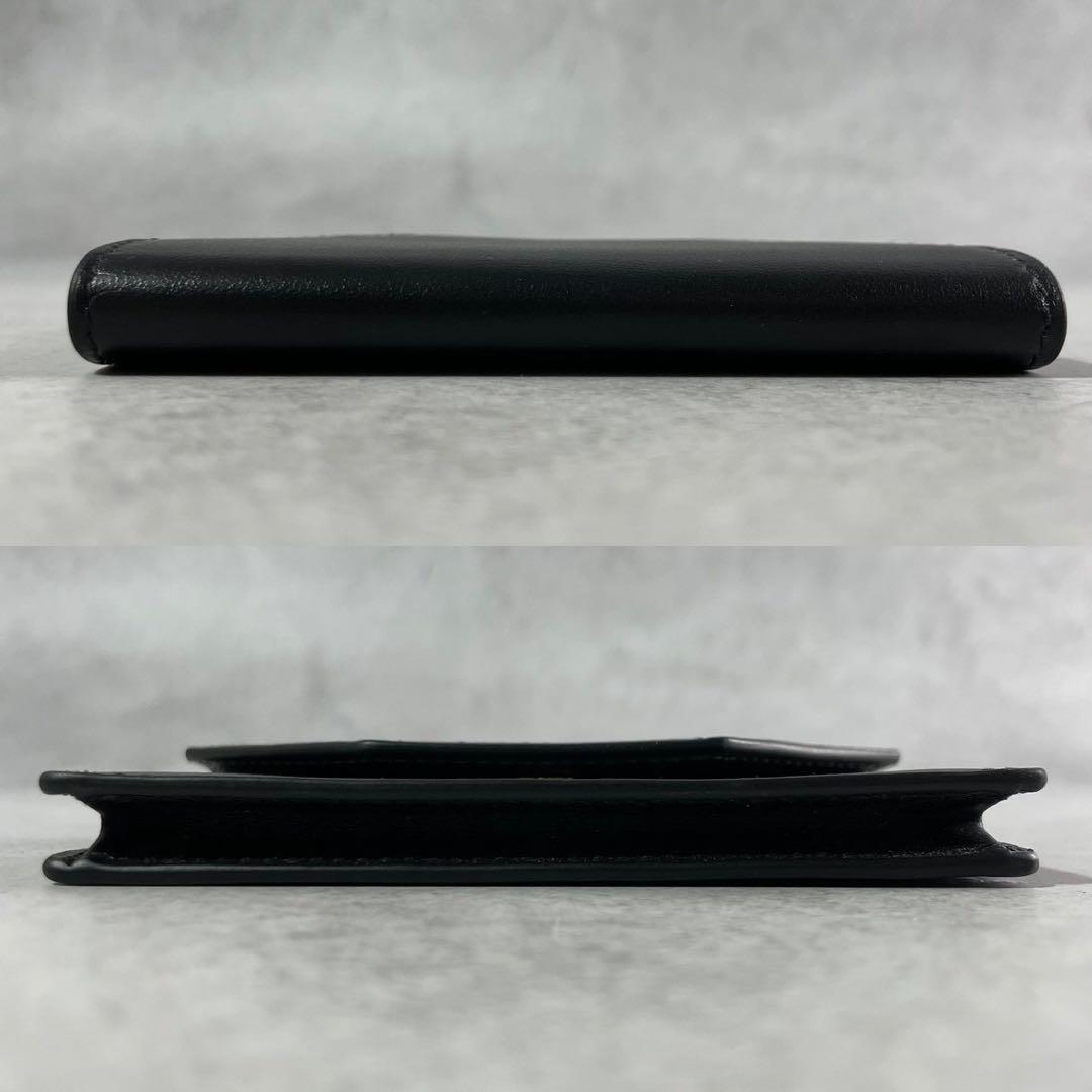 【現行 付属品完備】極美品 バレンシアガ Envelope 名刺入れ 黒 レザー