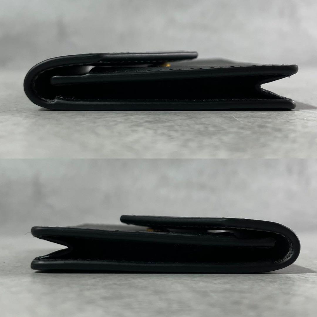 【現行 付属品完備】極美品 バレンシアガ Envelope 名刺入れ 黒 レザー