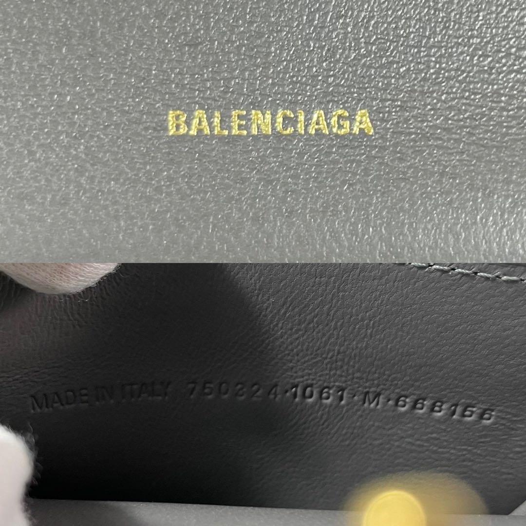 【現行 付属品完備】極美品 バレンシアガ Envelope 名刺入れ 黒 レザー