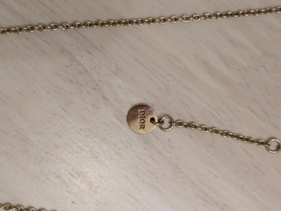 Christian　Dior　ゴールド　ネックレス