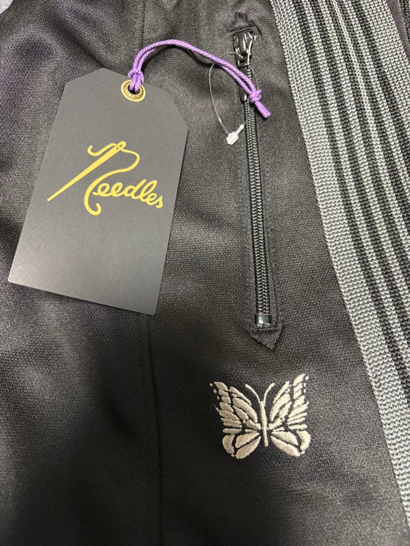 needles 別注 トラックパンツ ヒザデル H.D ブラック Sサイズ