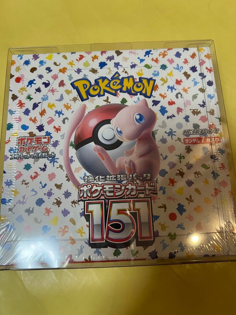 ポケモンカード　151 box 未開封　シュリンク付き