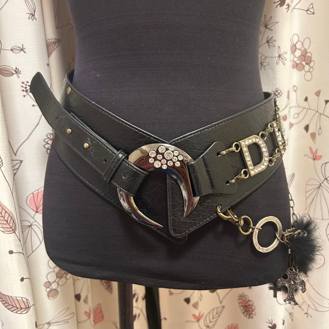 d.i.a ムーンバックルチェーンベルト チェーン付き