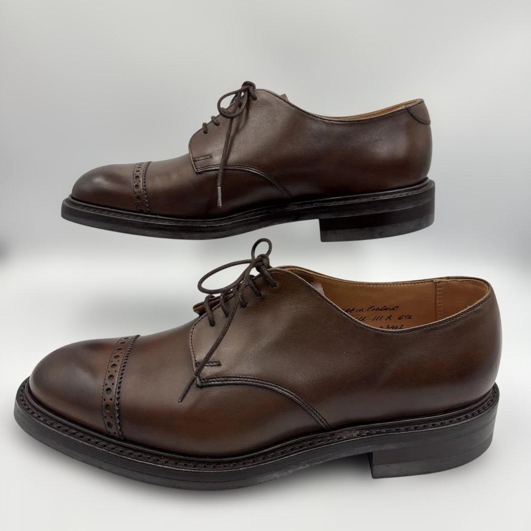 【新品】ジョセフチーニー ASTWELL ストレートチップ 6.5 モカ 英国製