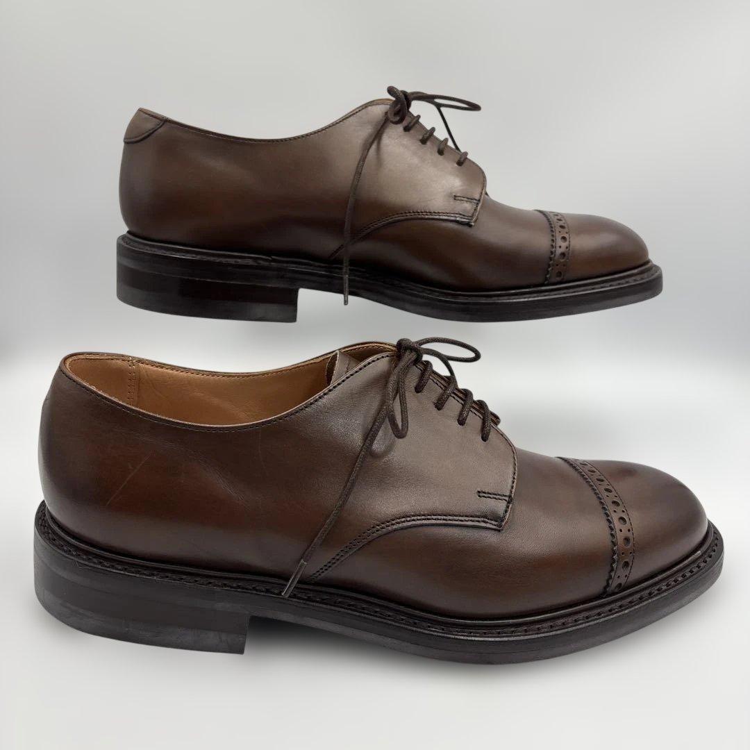 【新品】ジョセフチーニー ASTWELL ストレートチップ 6.5 モカ 英国製