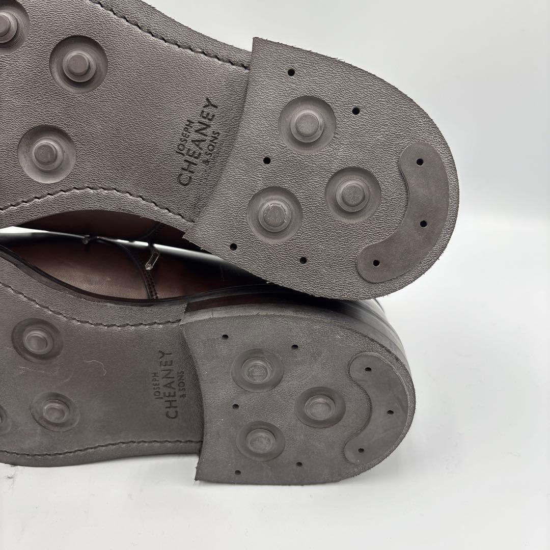 【新品】ジョセフチーニー ASTWELL ストレートチップ 6.5 モカ 英国製