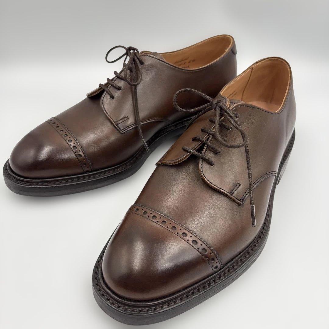 【新品】ジョセフチーニー ASTWELL ストレートチップ 6.5 モカ 英国製