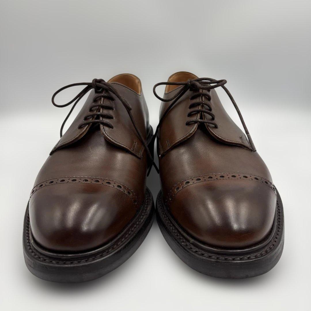 【新品】ジョセフチーニー ASTWELL ストレートチップ 6.5 モカ 英国製