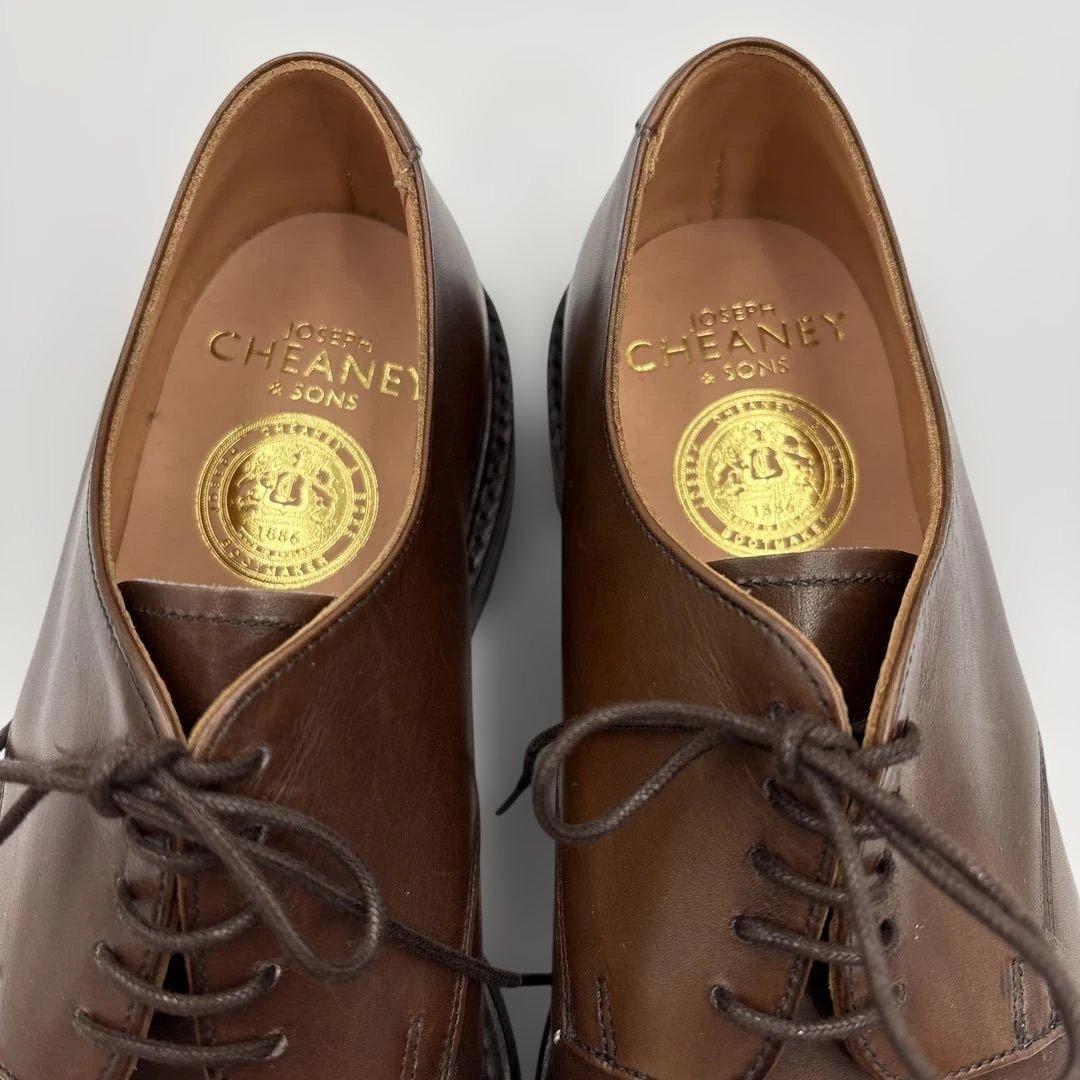 【新品】ジョセフチーニー ASTWELL ストレートチップ 6.5 モカ 英国製