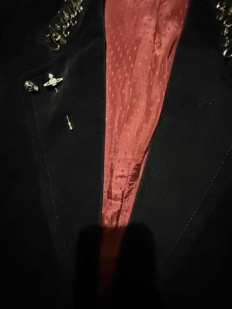 80s Uk Velvet Tailored Jacket Punk sex期