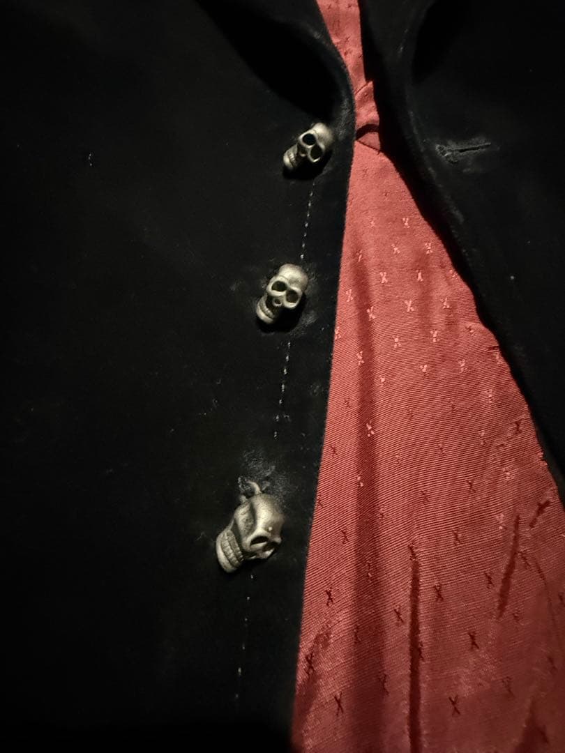 80s Uk Velvet Tailored Jacket Punk sex期