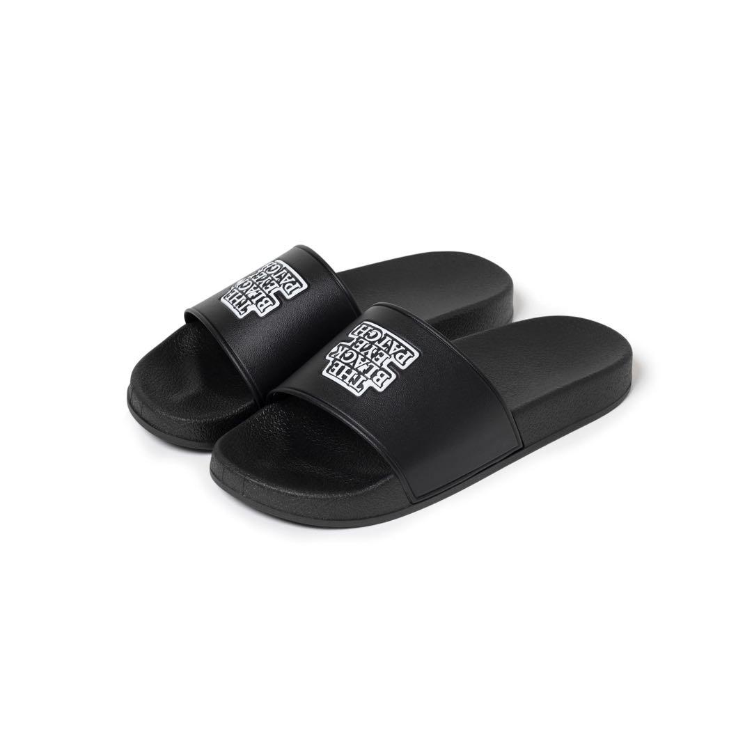 靴 Black Eye Patch OG LABEL SHOWER SANDALS