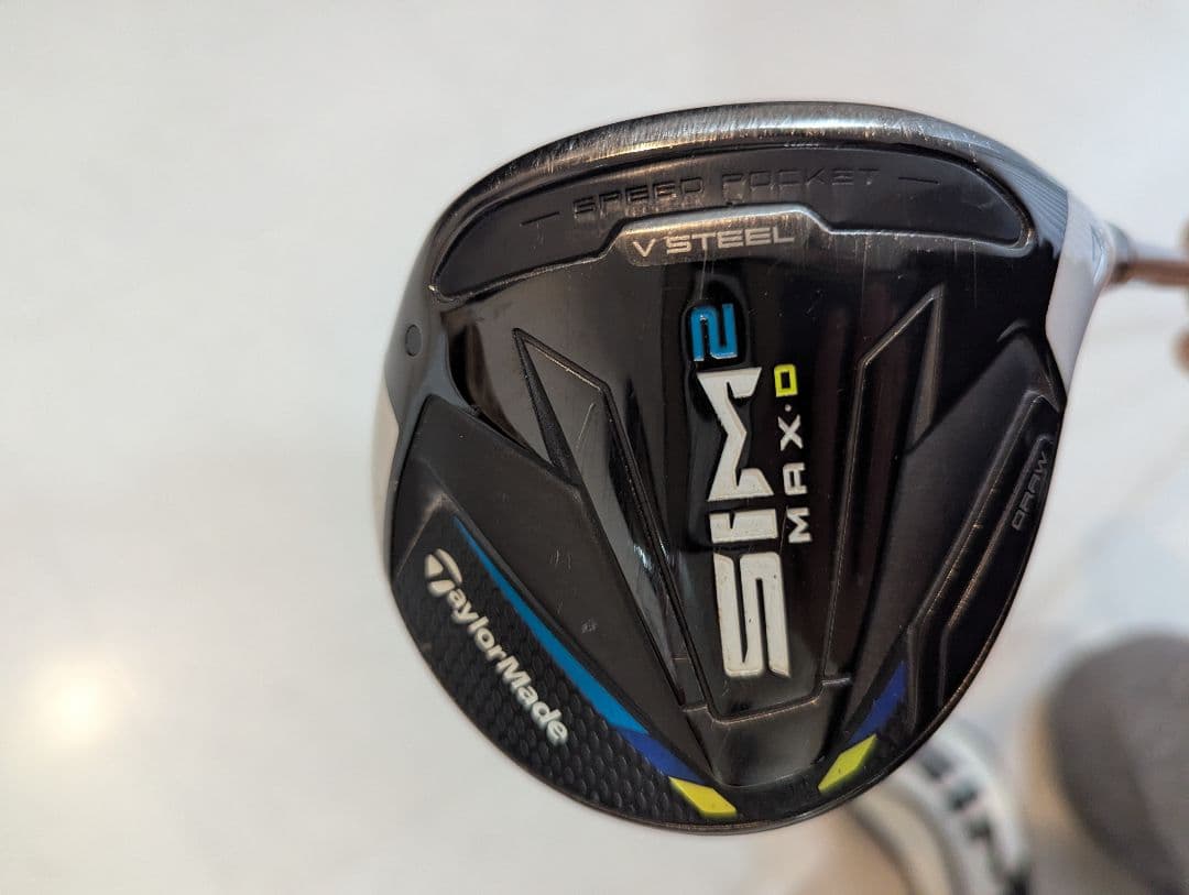 【クロ】希少！ SIM2 MAX-D 7W 22度 純正Rシャフト