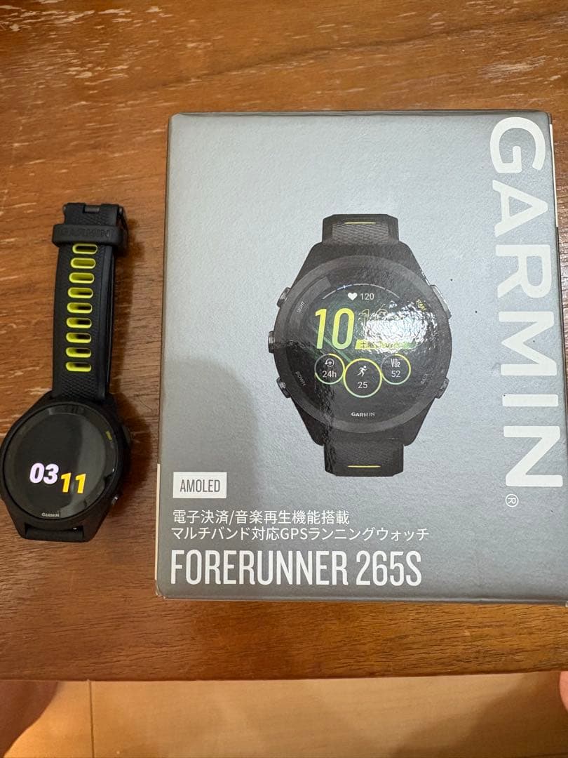 GARMIN FORERUNNER 265S GPSランニングウォッチ