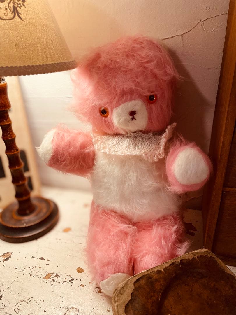 ༄༅ 小麗༄༅ページ　ピンクのヴィンテージ ベア