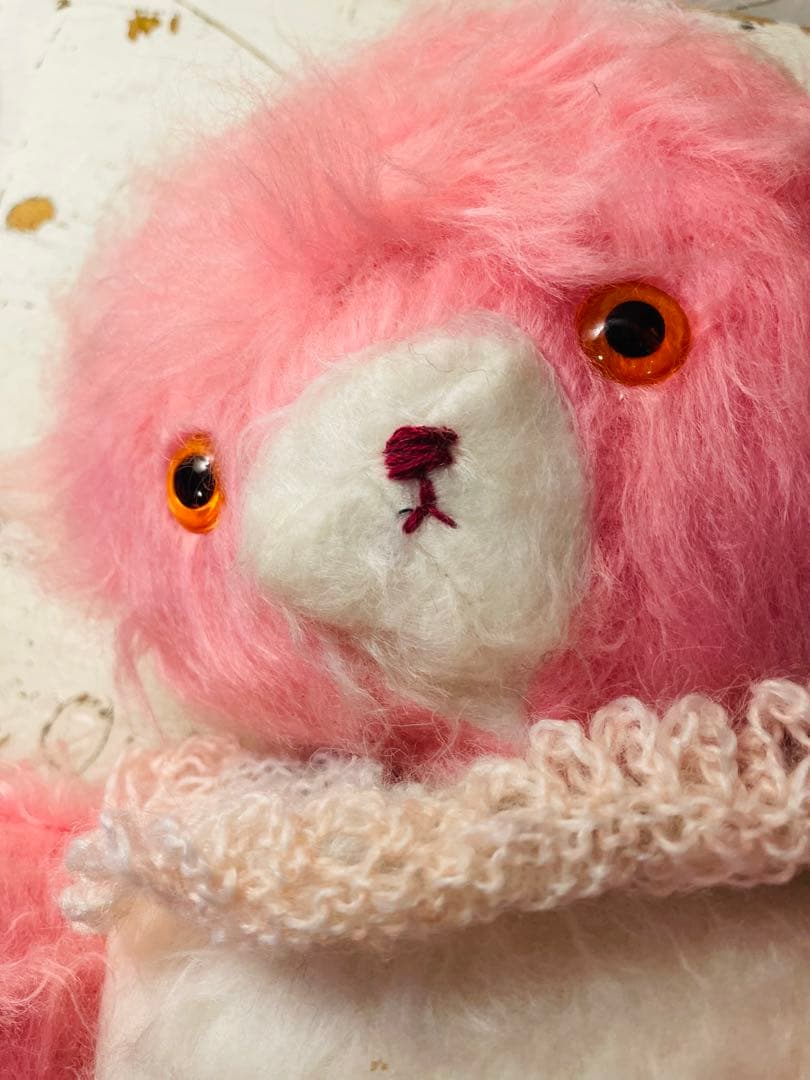 ༄༅ 小麗༄༅ページ　ピンクのヴィンテージ ベア