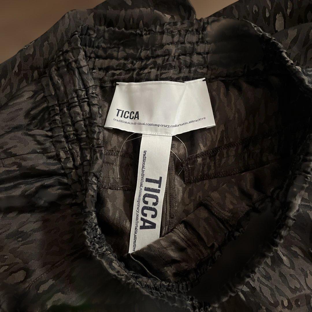 TICCA レオパード柄 ワイドパンツ