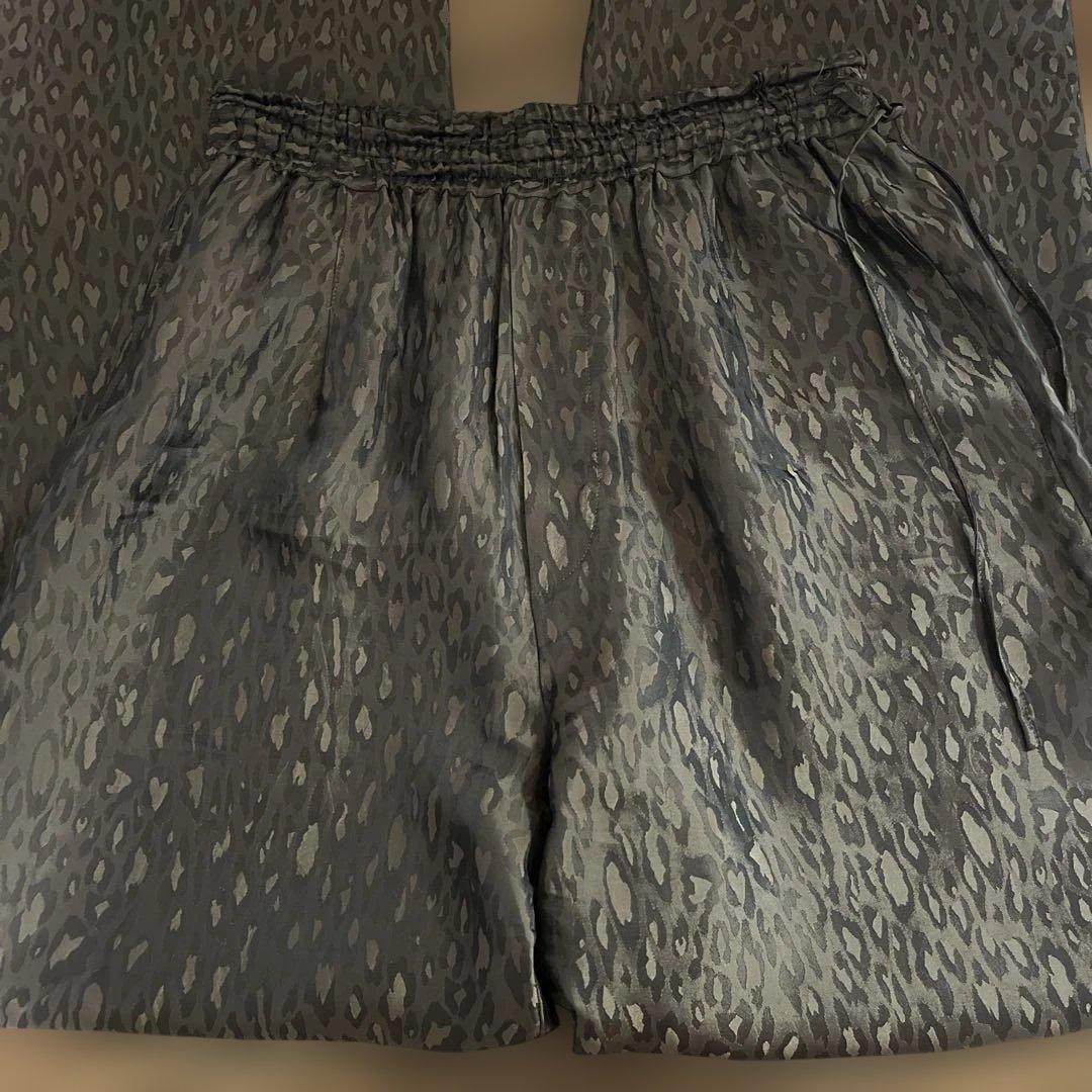 TICCA レオパード柄 ワイドパンツ