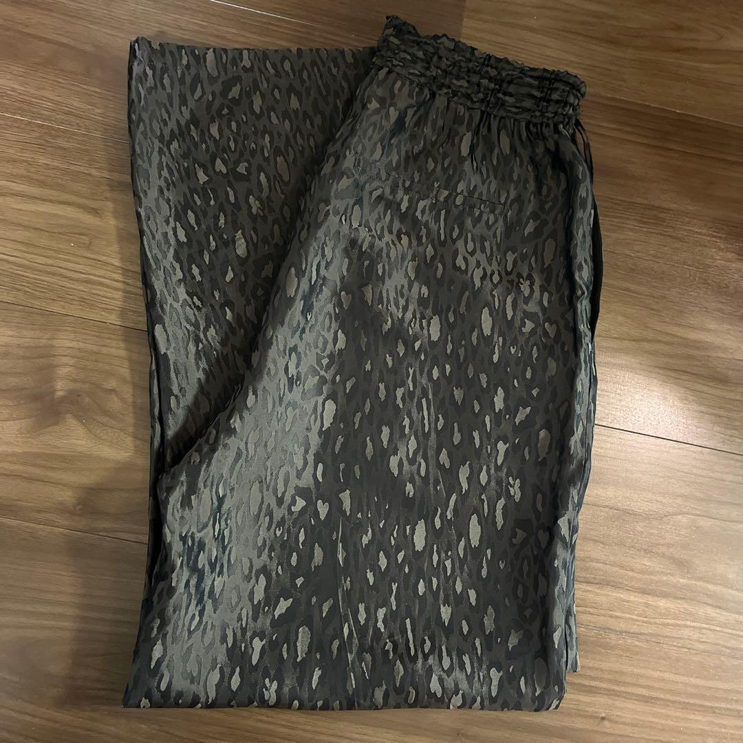 TICCA レオパード柄 ワイドパンツ