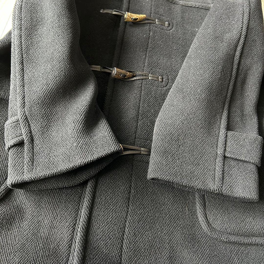 NEW YORKER MOORBROOK ヘリンボーン ダッフルコート L 黒