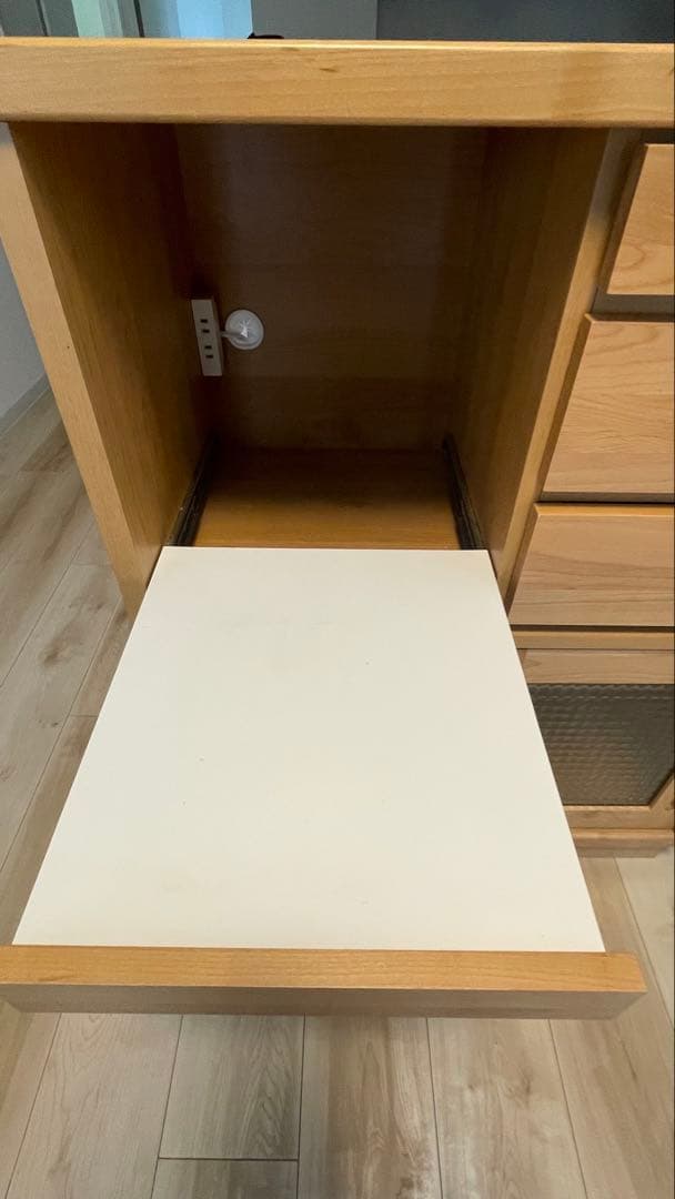 【8/26まで出品】ベルメゾン アルダー材 ハイタイプキッチンカウンター