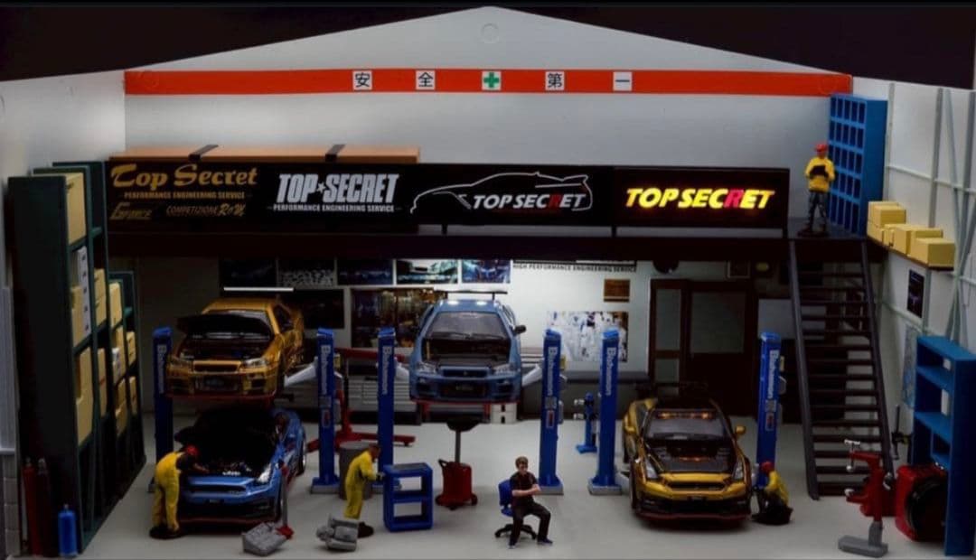 T*a様 オートサロン TOP SECRET ジオラマ1:64 トップシークレッ