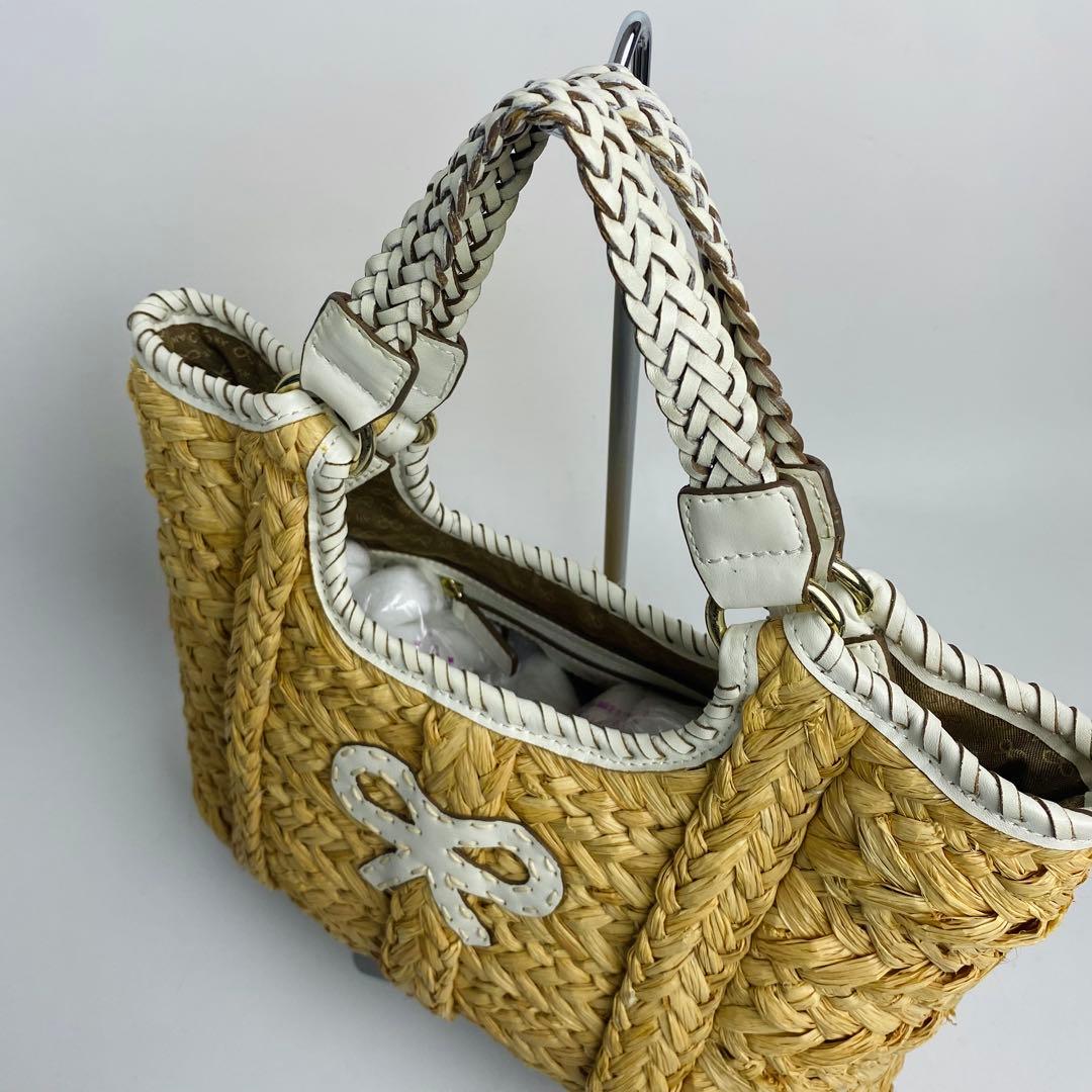 【トートバック付】アニヤハインドマーチAnya Hindmarchカゴバッグ