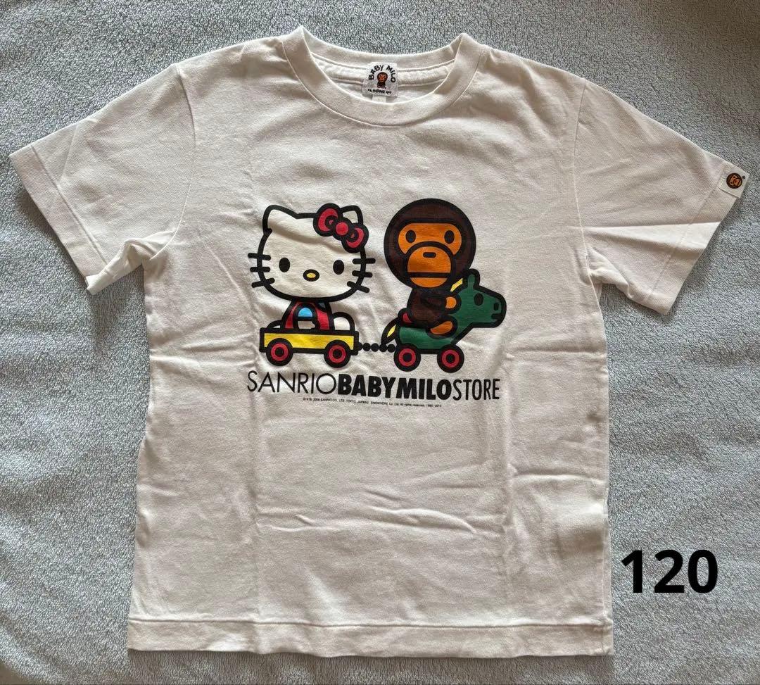 A BATHING APE BABY MILO キティ Tシャツ120
