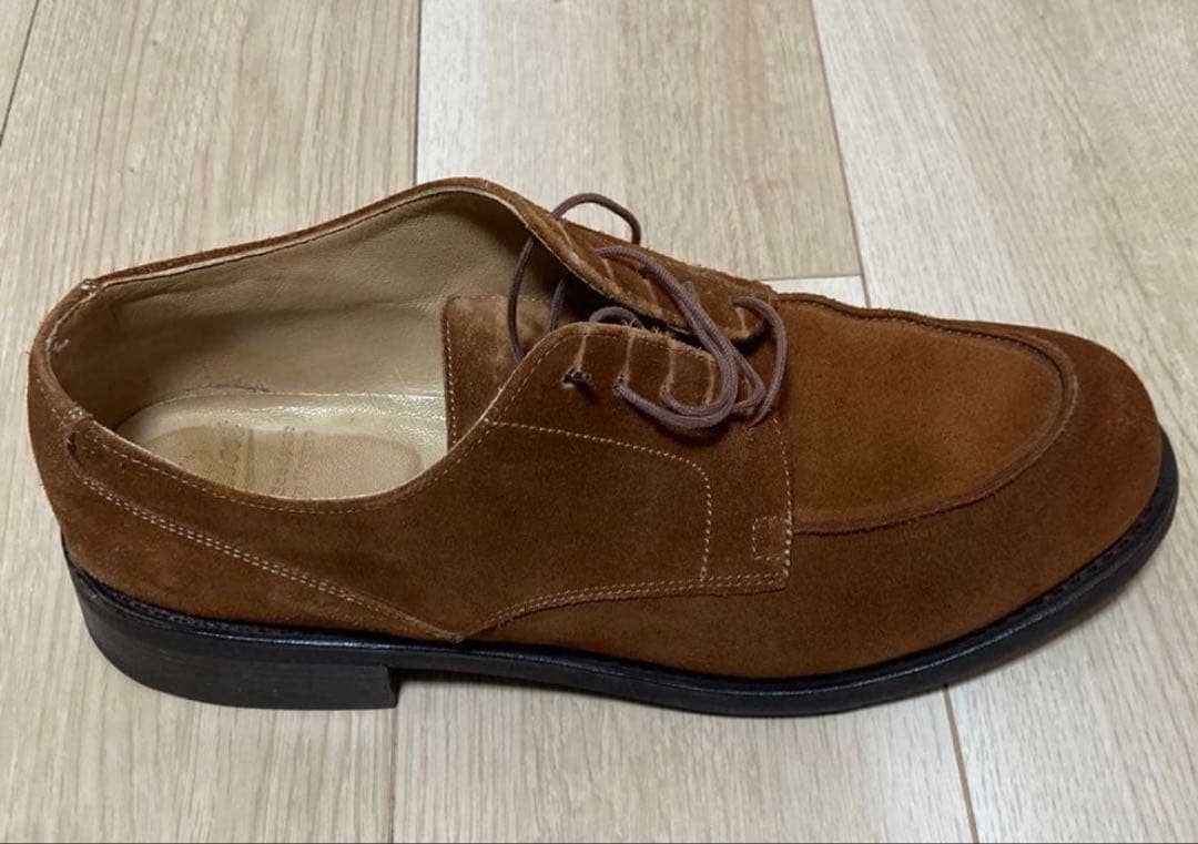 パラブーツ シャンボード ドレスライン 9F ブラウンスウェード 茶金