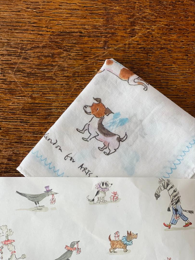 アーツアンドサイエンス　ハンカチ　新品　ドメニカモアゴードン