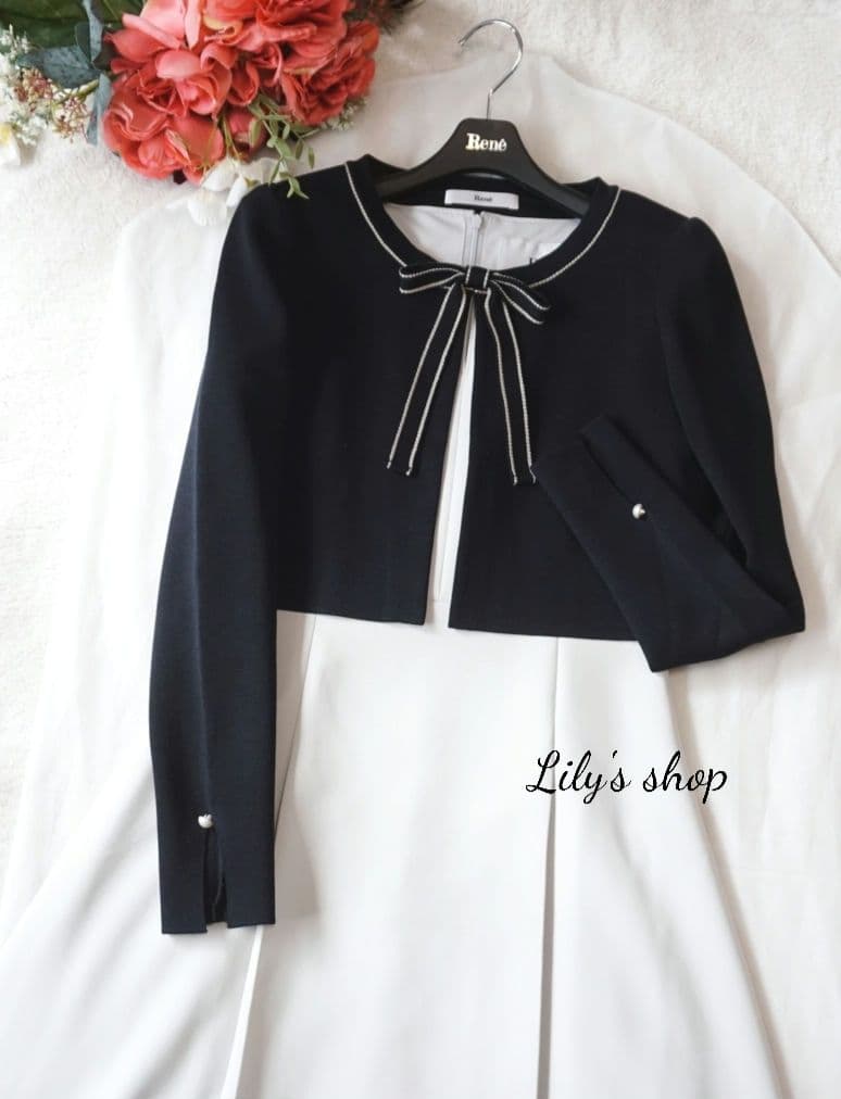 極美品♡ルネ♡バタフライワンピース